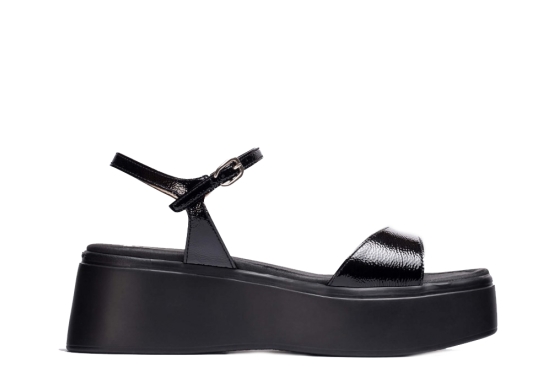 Black AURORA Platform sandals